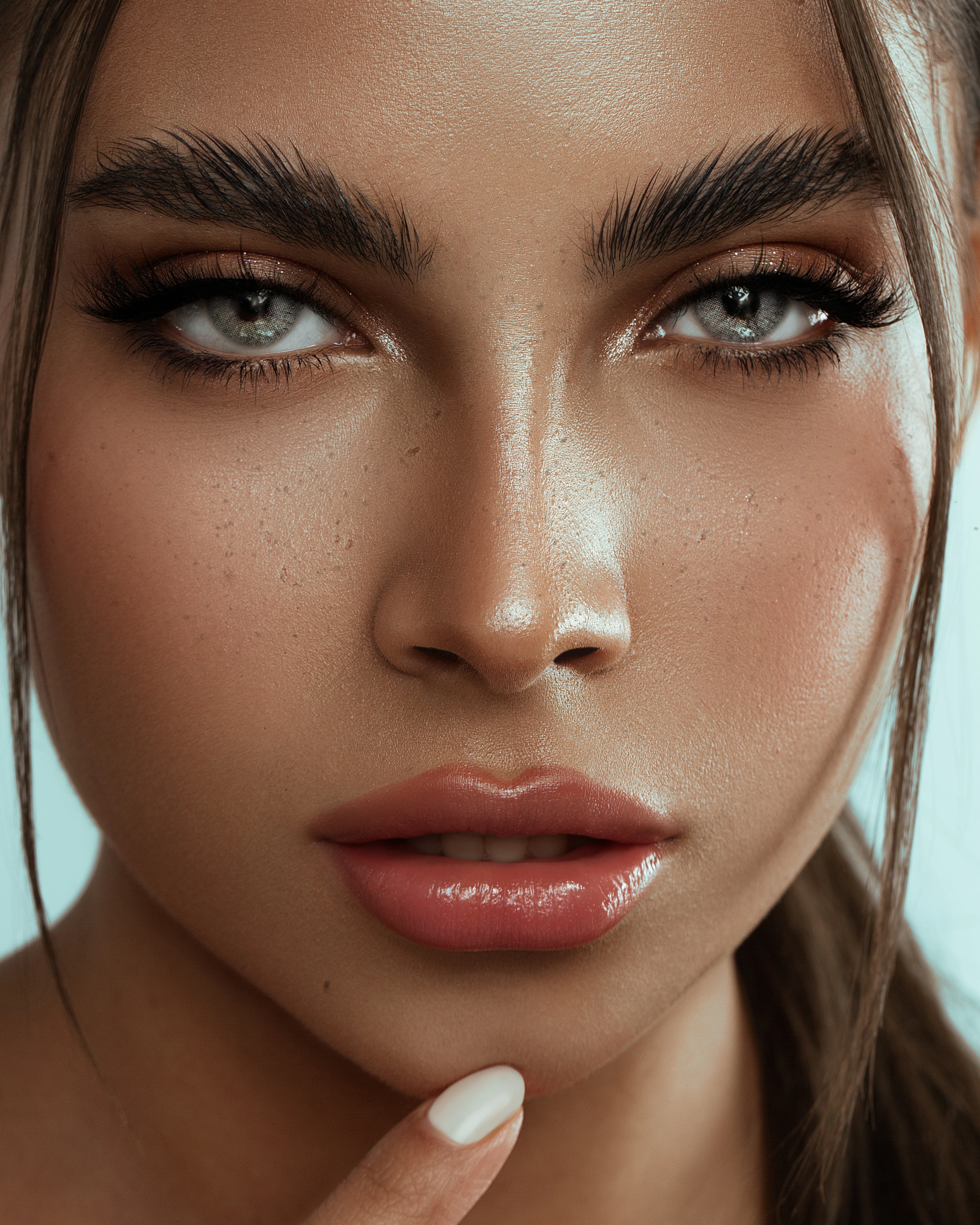 Beauty retouching result - after editing